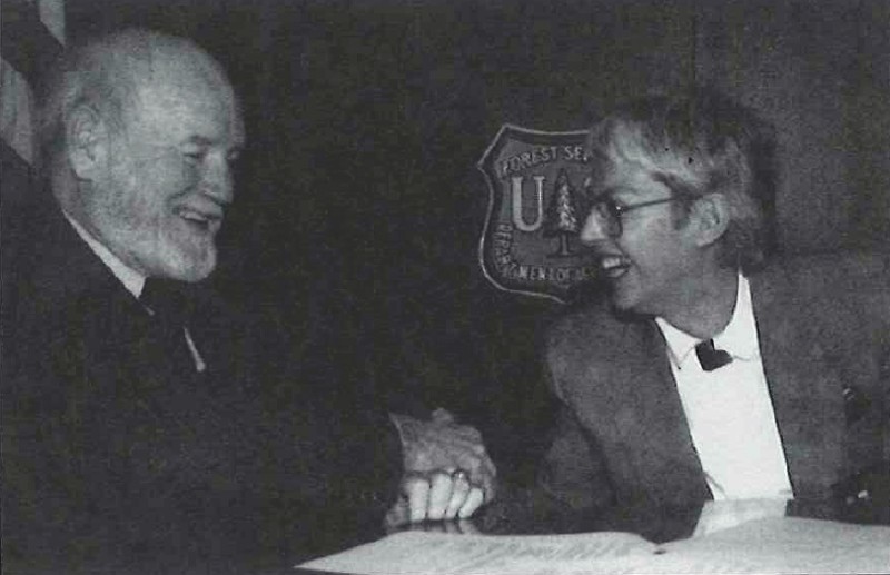 Dr. Jack Ward Thomas and Dr. Mary Clutter