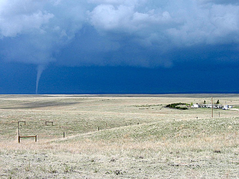 Tornado to the north-northeast of the SGS LTER field headquarters