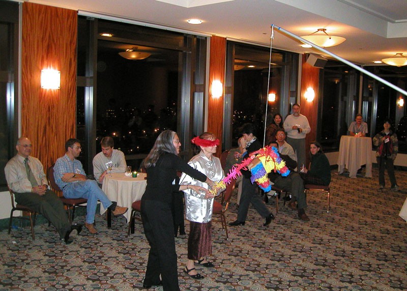 A piñata party for international participation capped the event