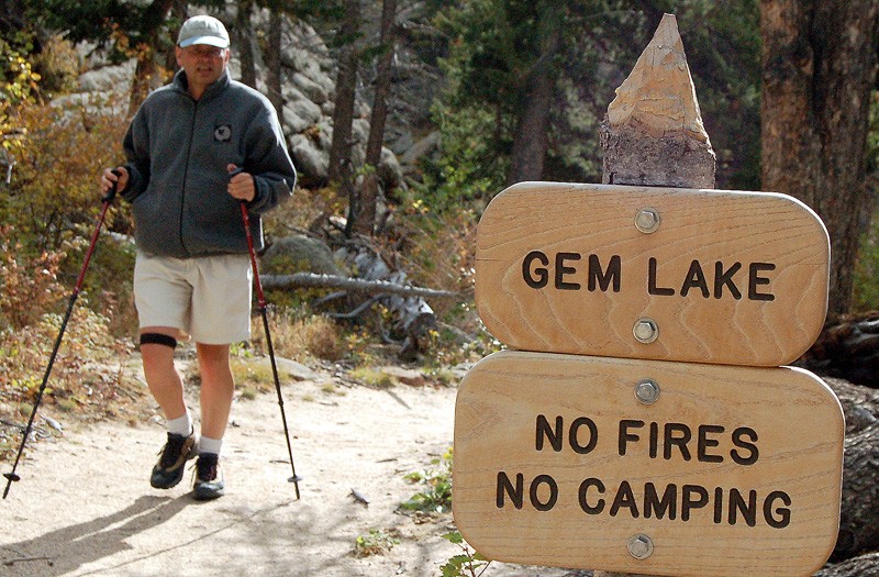 Duane Costa went hiking in the mountains