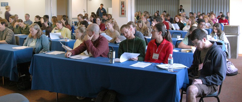 The graduate student symposium was well attended