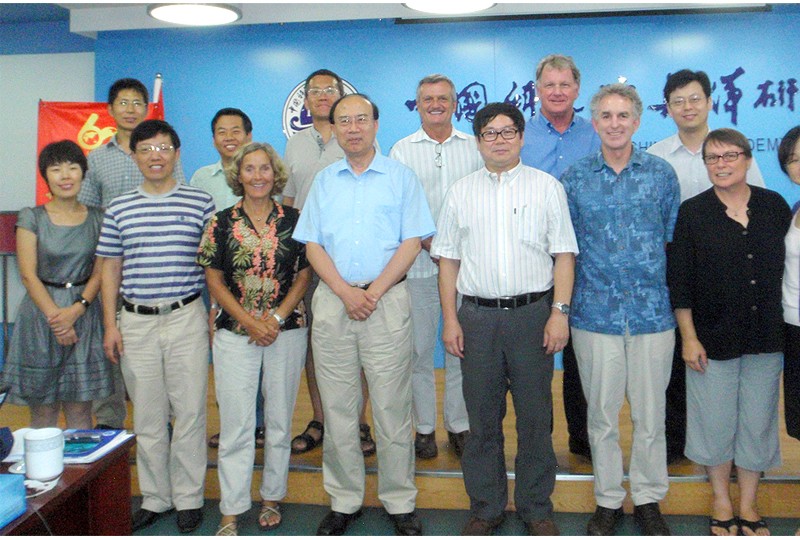 Participants in the planning meeting with scientists