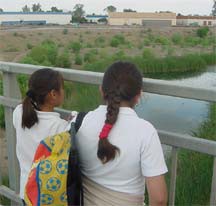 Students from Greenfield Elementary School at the City of Phoenix's Rio Salado P