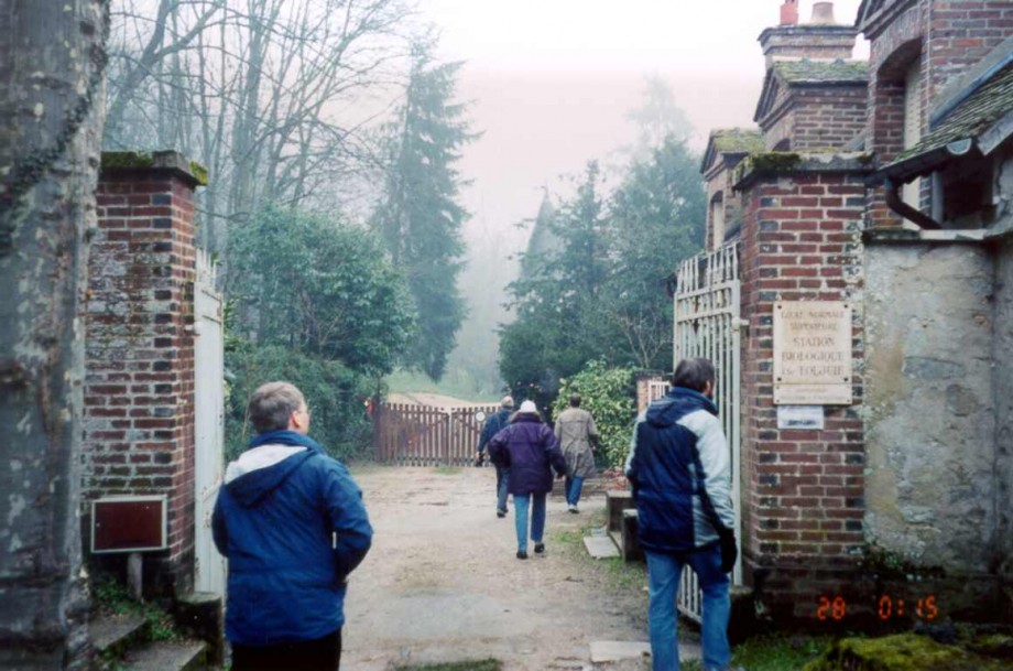 On a field trip to Station Biologique de Foljuif, at the French Zones Ateliers, 