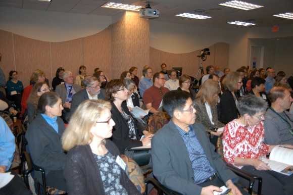 A section of the mini-symposium audience