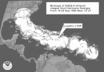 Composite satellite image of the path of Hurricane Georges