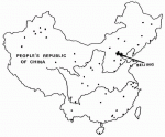 Map of the People's Republic of China