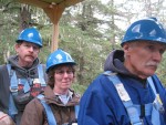 Teachers learn about tree canopy research at the Wind River Canopy Crane