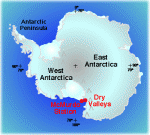 Overview map of Antarctica