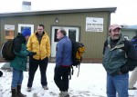 Dave Schimel speaking with National Science Board members at Toolik Lake