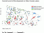 Fig. 2. Current development levels for Vilas County, WI.