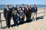 Taiwan delegation along the Lake Michigan shore