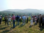 Meeting participants on a Forest Ecosystem Field Trip