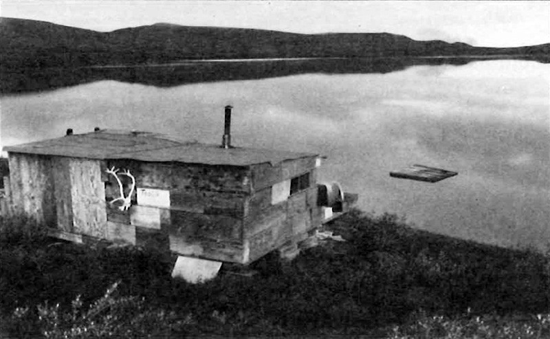 Toolik Camp sauna. Water for washing at the Camp is limited.