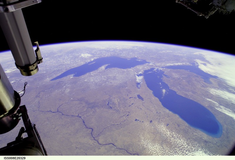 An image from the International Space Station