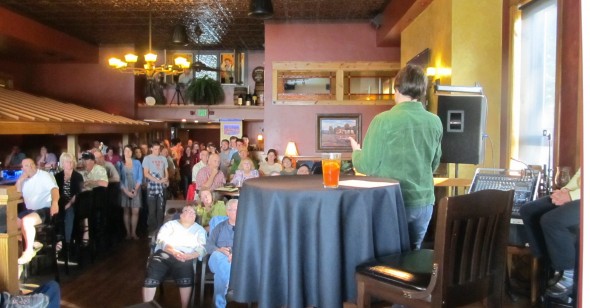 June 2015 Science on Tap discussion in Minocqua Brewery