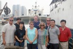 Field trip to Jiaozhou Bay, Qingdao aboard the RV Chuangxin