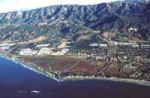 Aerial photo of the Carpinteria watershed